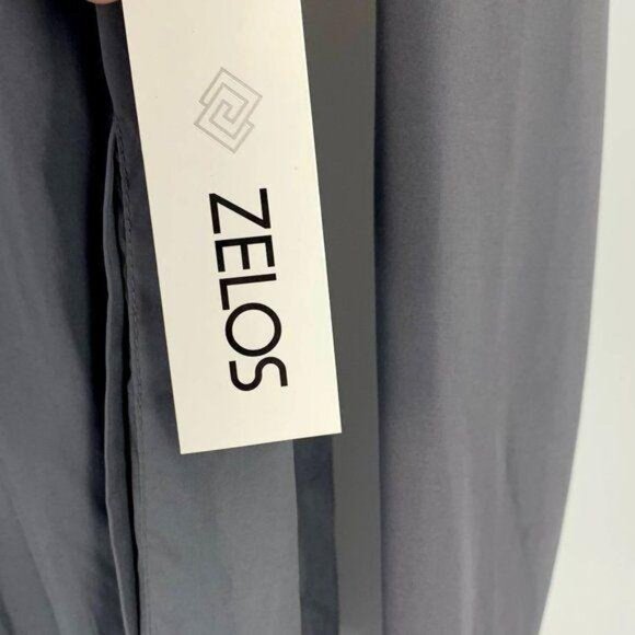 Zelos Gray 2fer Windbreaker Jacket w/ Long Sleeves - Picture 6 of 7